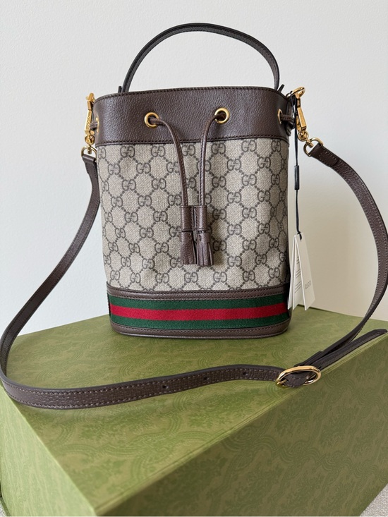 Gucci Handbags - NEW Gucci Ophidia Bucket Bag